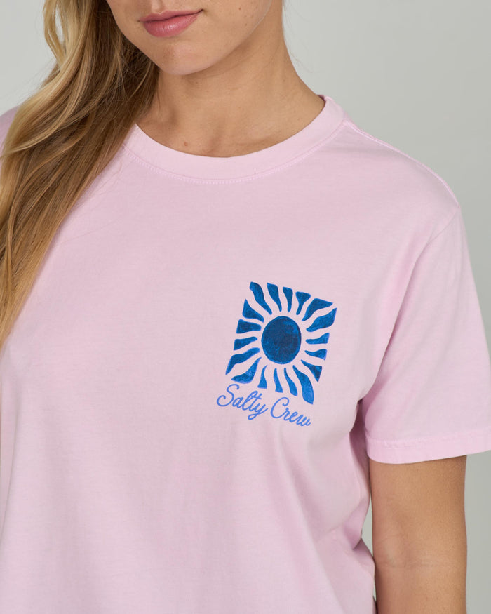 Sunblock B.f  Tee - Pink Skies