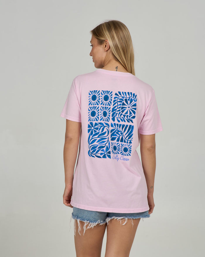 Sunblock B.f  Tee - Pink Skies