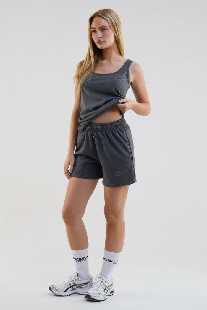 Sunset Sweat Shorts - Dark Grey