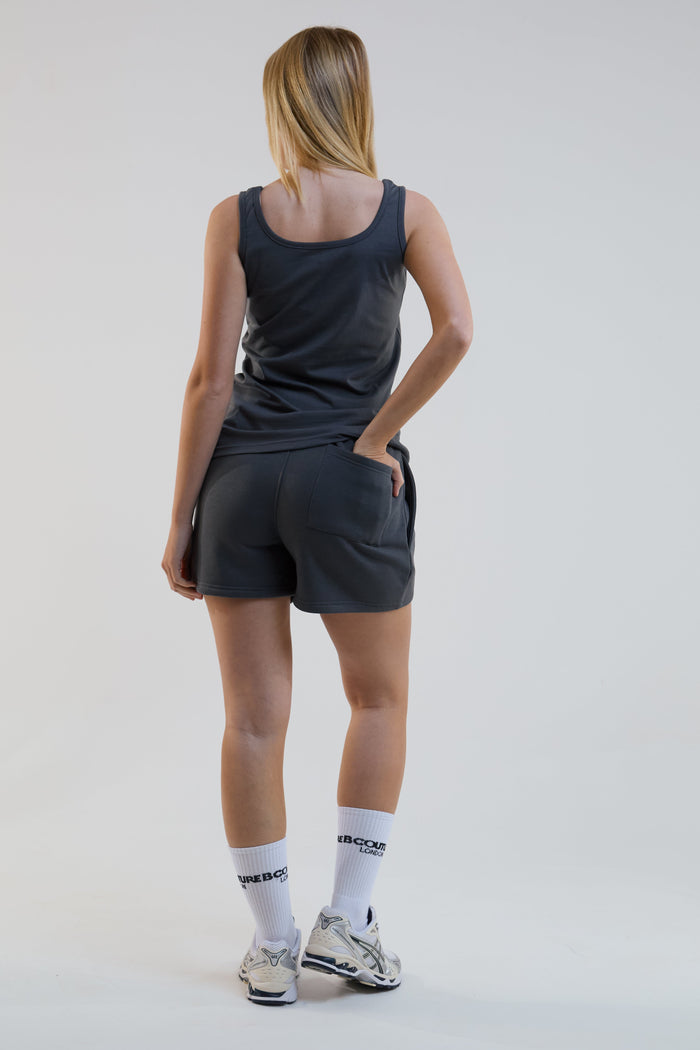 Sunset Sweat Shorts - Dark Grey