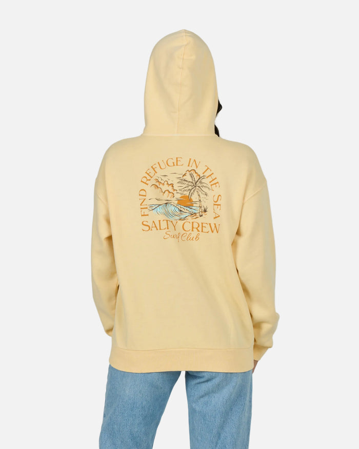 Surf Club Zip Hoody - Butter Cream