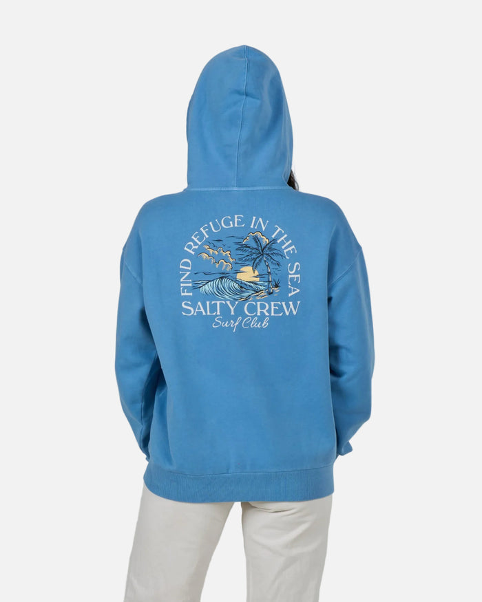 Surf Club Zip Hoody - Marine Blue