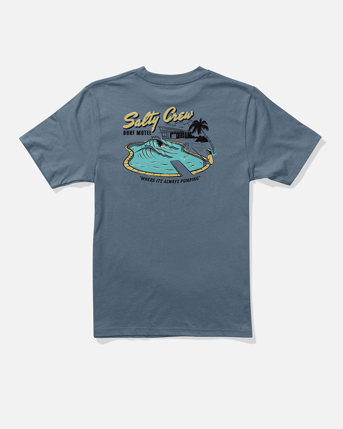Surf Motel  Ss Tee Kids - Slate
