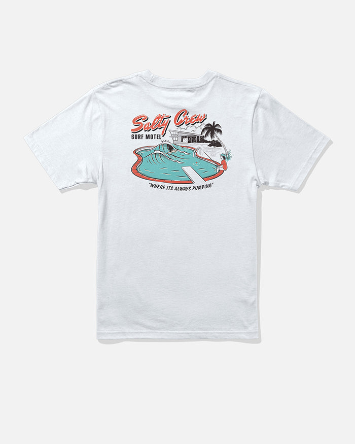 Surf Motel  Ss Tee Kids - White