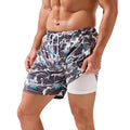 Surfs Up Custom Printed Swim Shorts