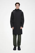 RAINS Suva Hardshell Coat Black Jacket