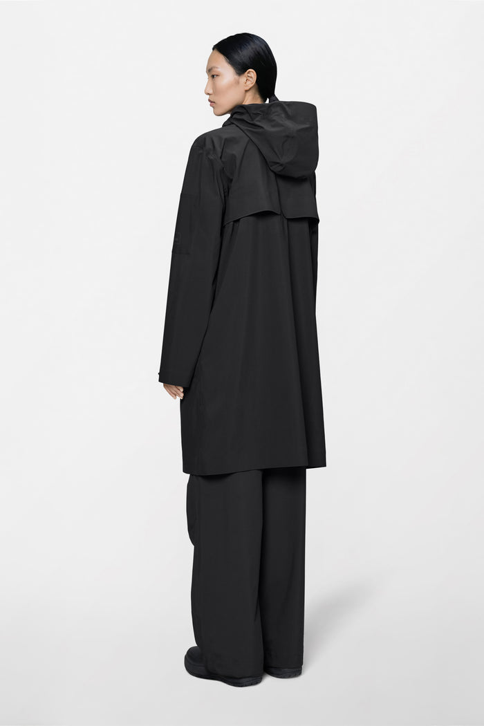 RAINS Suva Hardshell Coat Black Jacket