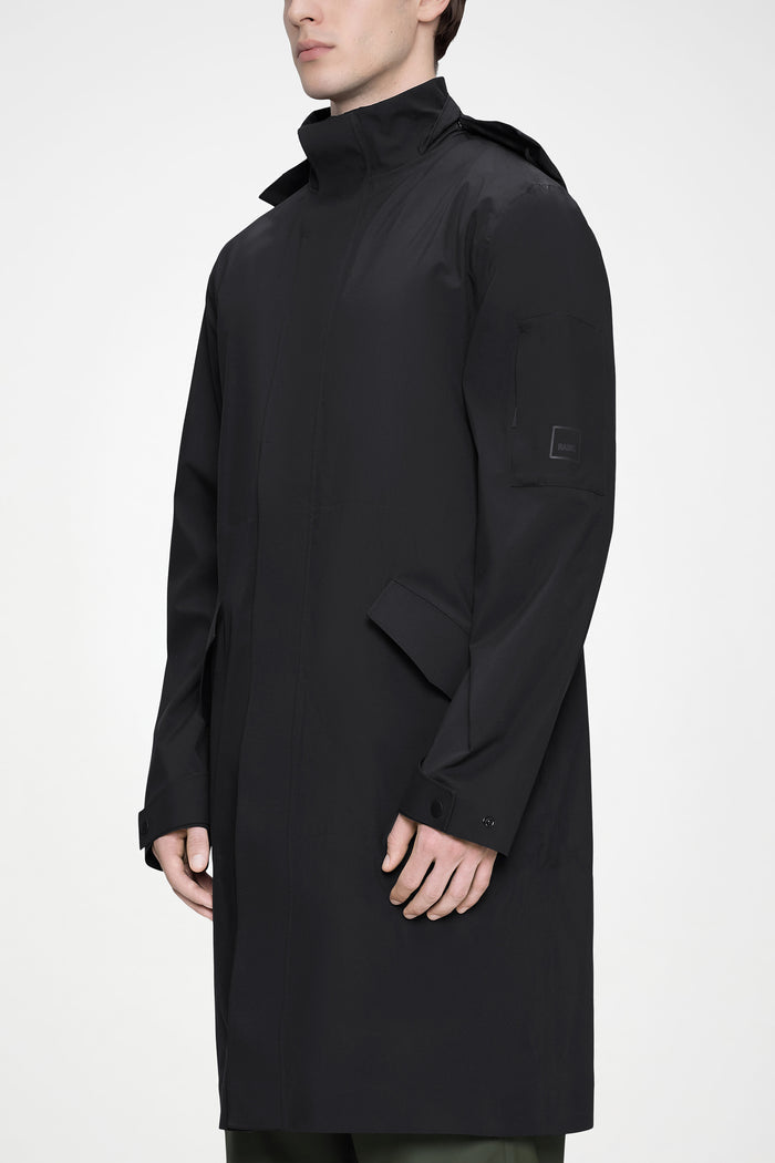 RAINS Suva Hardshell Coat Black Jacket