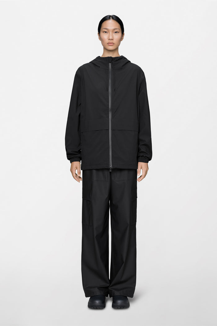 RAINS Suva Hardshell Pocket Jacket Black Jacket