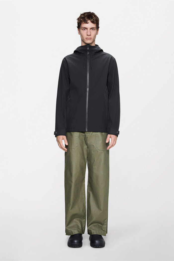 RAINS Suva Softshell Jacket Black Jacket