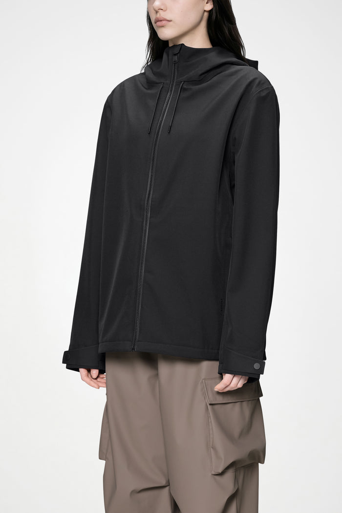 RAINS Suva Softshell Jacket Black Jacket