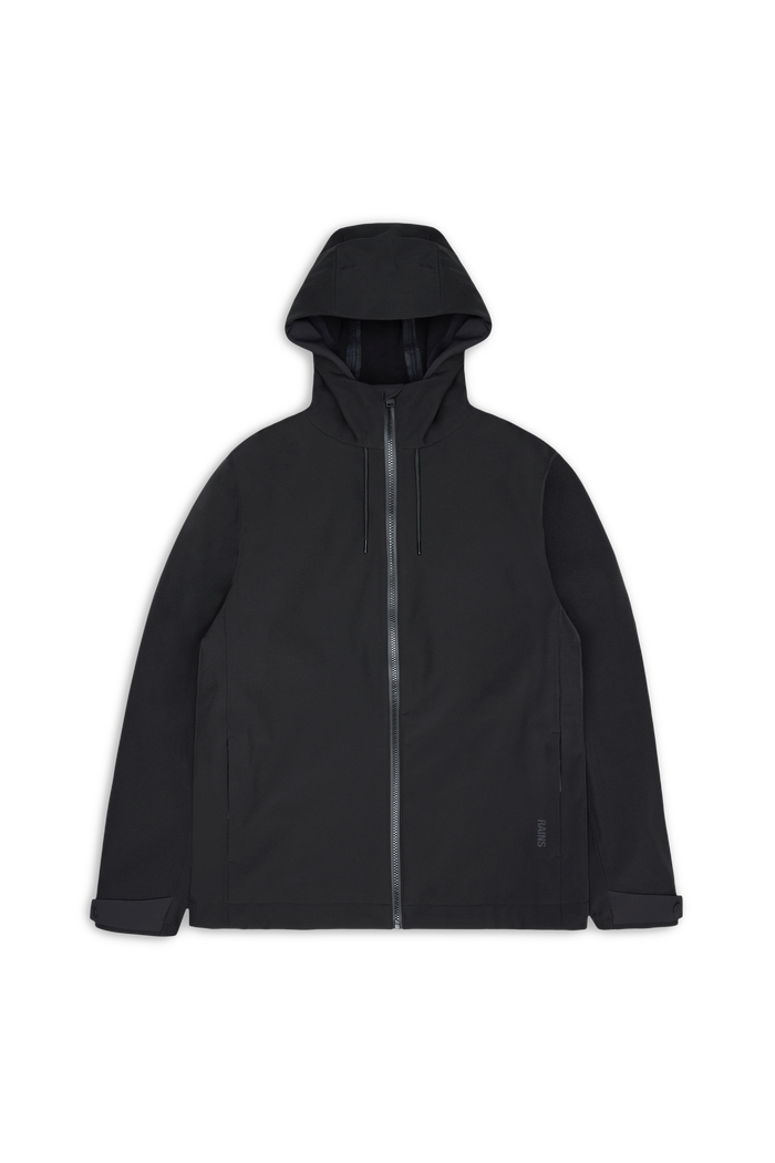 RAINS Suva Softshell Jacket Black Jacket