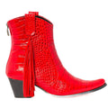 Sydney Red Fringe Bootie