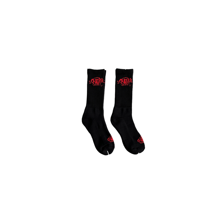 Syna Socks Black Red (2 Pairs)