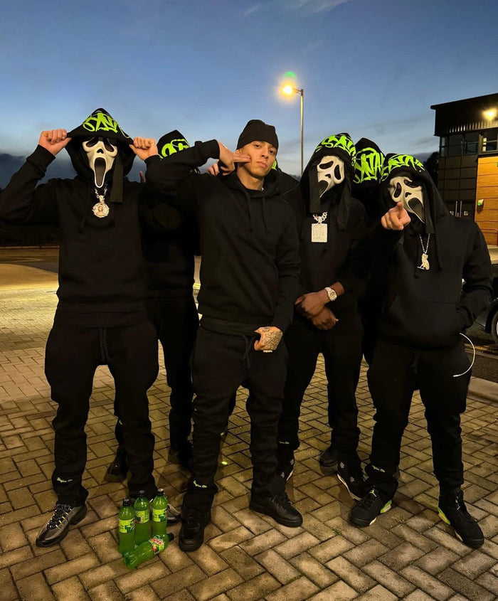 Syna World Tracksuit Black/Green EXCLUSIVITY 21DRIPZZ