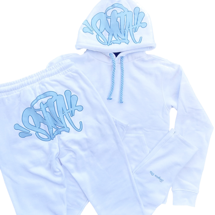 Syna World Tracksuit White/Blue EXCLUSIVITY 21DRIPZZ