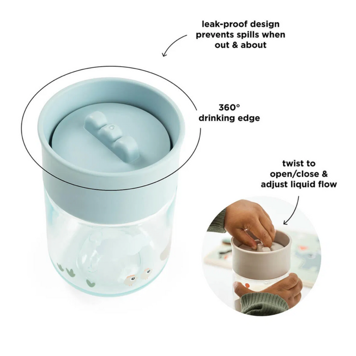 Tasse d'apprentissage 360° | Bleu
