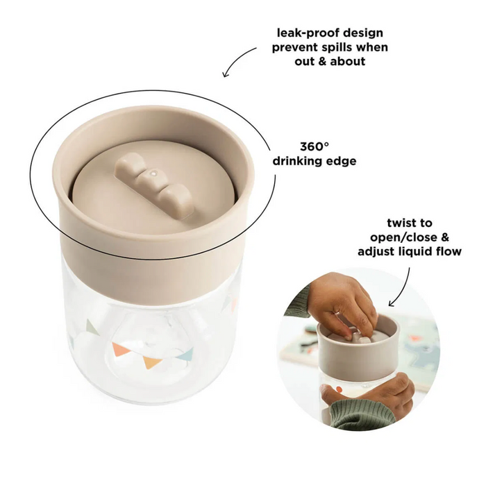 Tasse d'apprentissage 360° | Sable