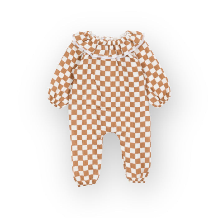 Tenue de poupée | Combi damier