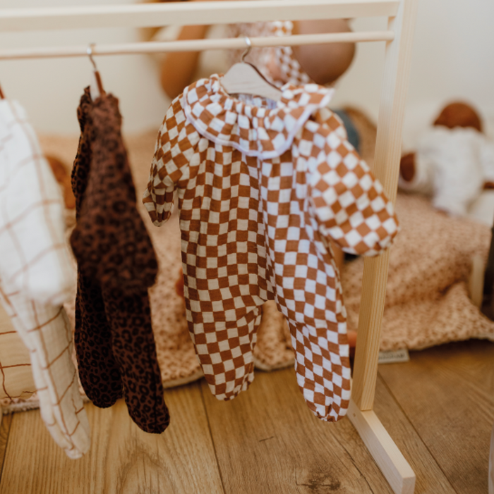 Tenue de poupée | Combi damier