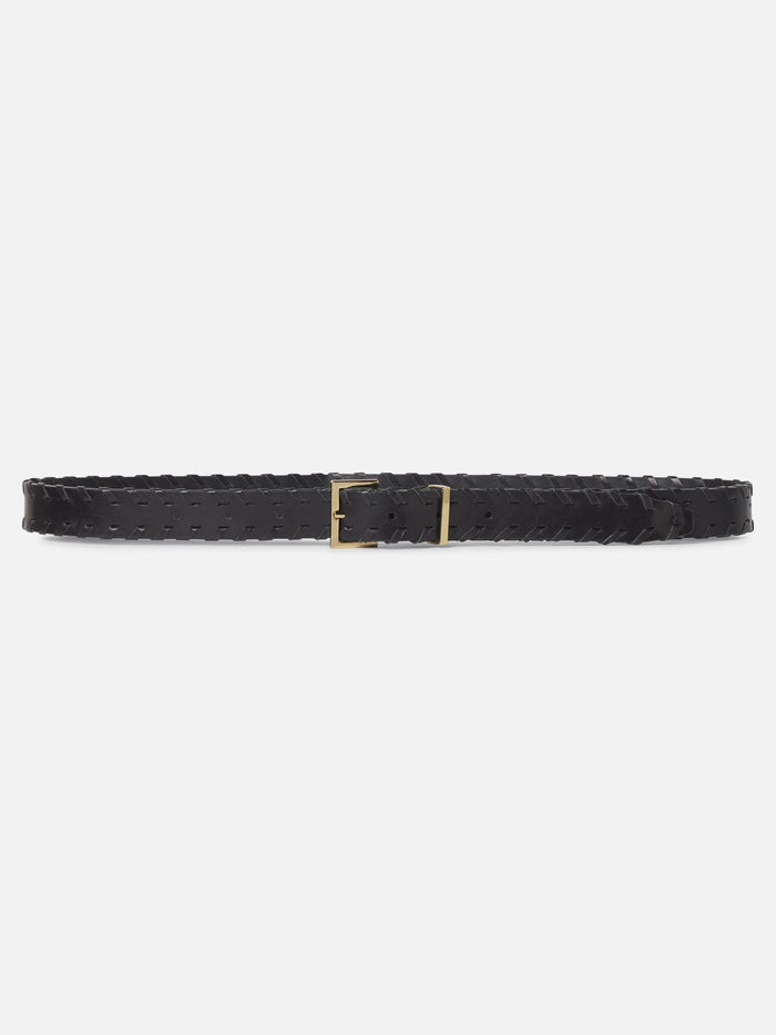 The Whipstitch Belt -- Black