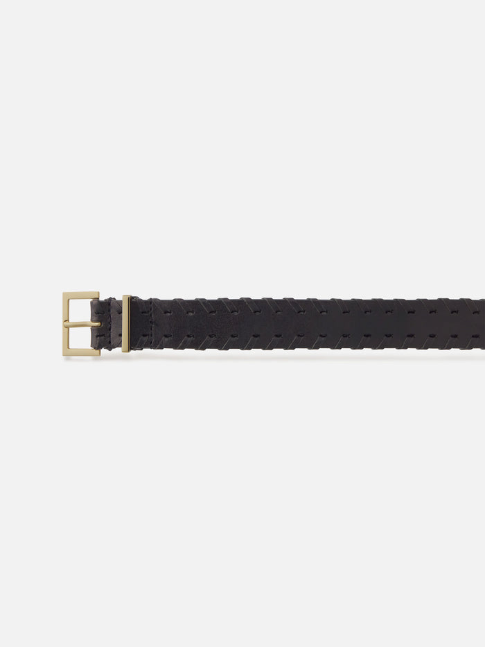 The Whipstitch Belt -- Black