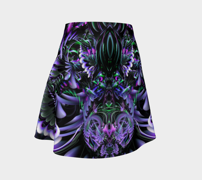 Threshold Consciousness High Waist Flare Skirt