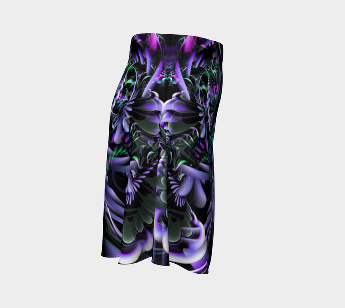 Threshold Consciousness High Waist Flare Skirt