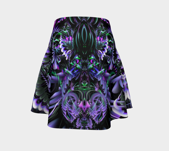 Threshold Consciousness High Waist Flare Skirt