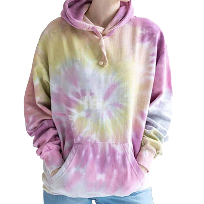 Tie-Dye Pullover Hoodie