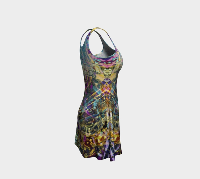 Time Melts Away Fitted Flare Dress