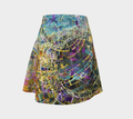 Time Melts Away High Waist Flare Skirt