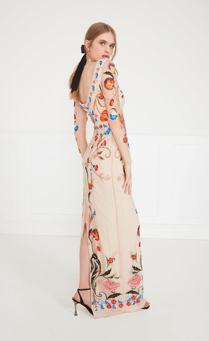 Toledo Dress - Almond Mix