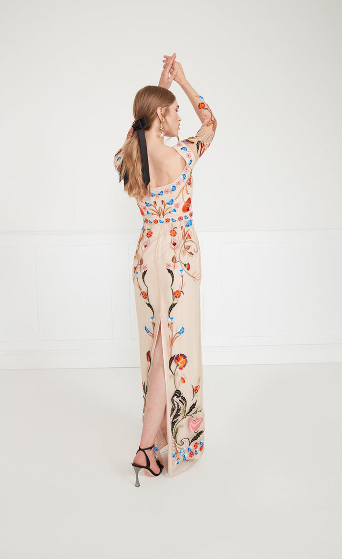 Toledo Dress - Almond Mix