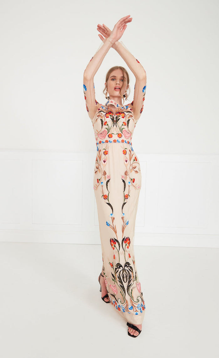 Toledo Dress - Almond Mix