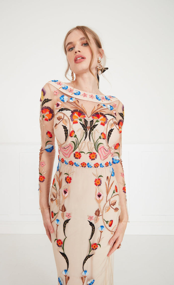 Toledo Dress - Almond Mix