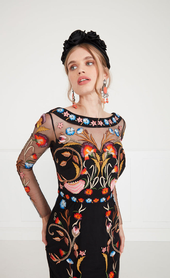 Toledo Dress - Black Mix