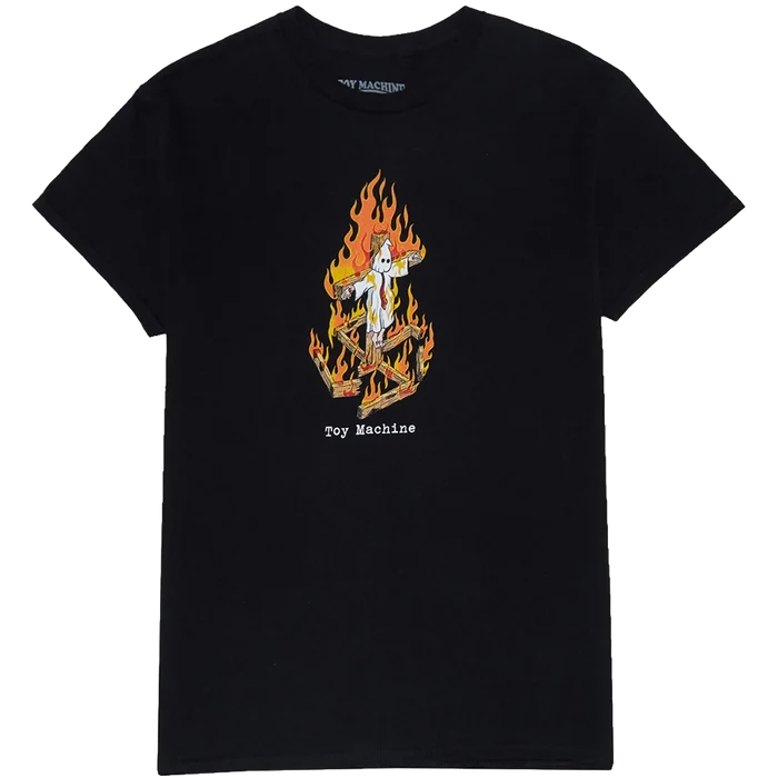Toy Machine Charred II Short Sleeve T-Shirt Black Pure Boardshop