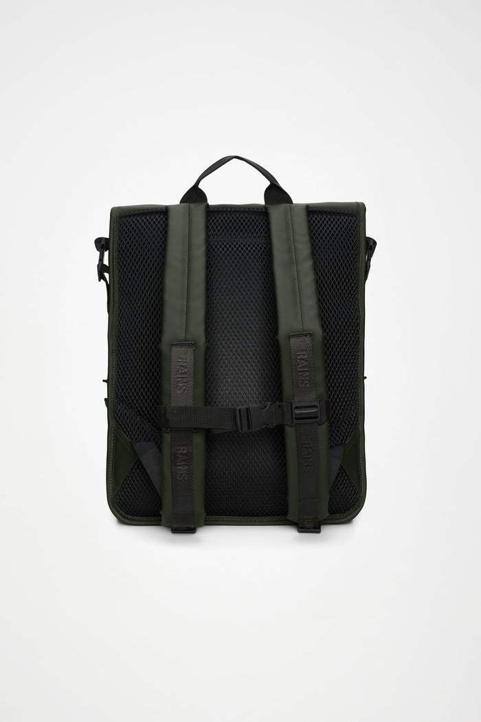 RAINS Trail Mountaineer Rolltop Green 29L H56 x D13 x W32 cm Backpack