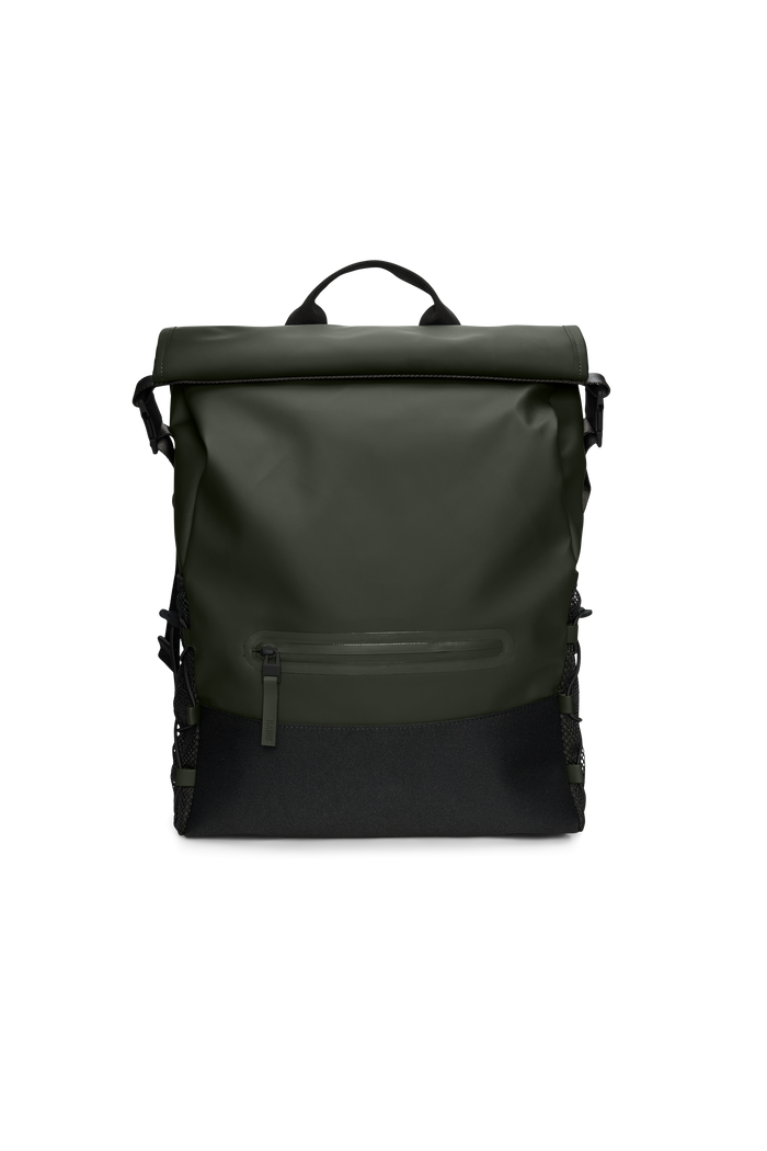 RAINS Trail Mountaineer Rolltop Green 29L H56 x D13 x W32 cm Backpack