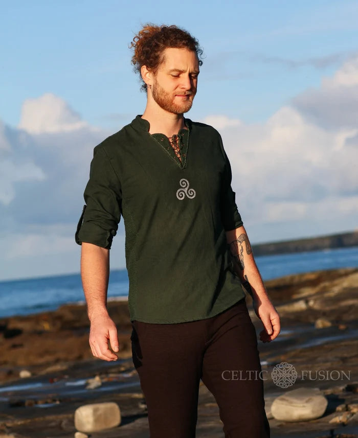 Celtic Fusion Design, Irish-designed folklore-inspired clothing created with a focus on sustainability, natural textures, and