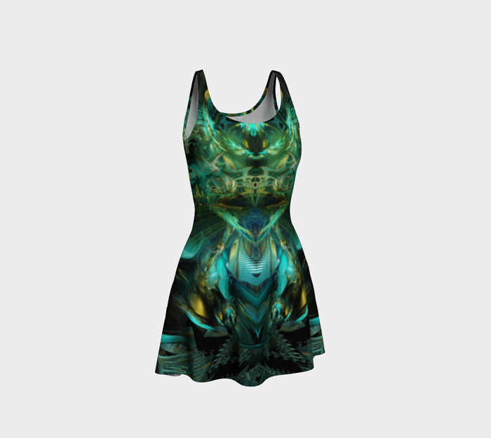 Tutelary Fitted Flare Dress