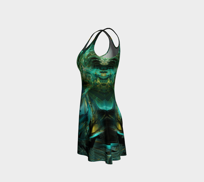 Tutelary Fitted Flare Dress