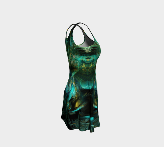 Tutelary Fitted Flare Dress