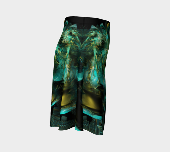 Tutelary High Waist Flare Skirt