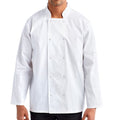 Unisex Studded Front Long-Sleeve Chef's Coat