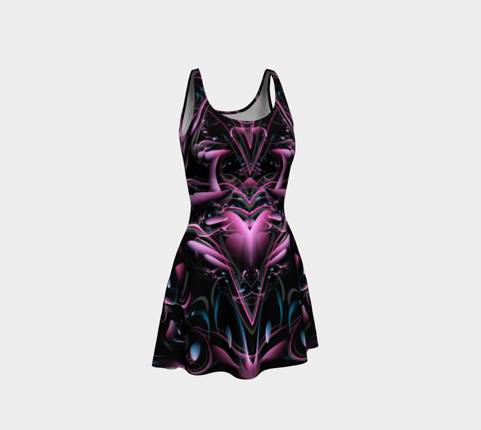 Universoul Love Fitted Flare Dress