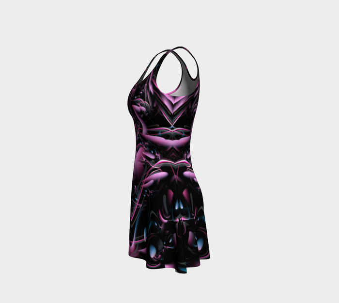Universoul Love Fitted Flare Dress