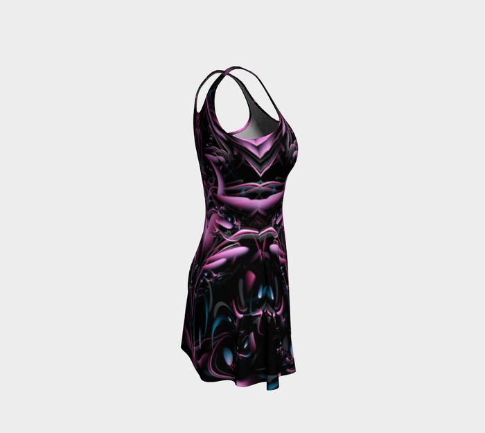 Universoul Love Fitted Flare Dress