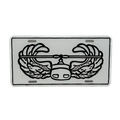 US Army Air Assault White License Plate - US Army Surplus - Collectables & Rarities